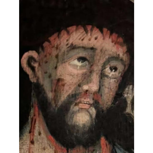 Ecce Homo, 1500s, Oil on Canvas For Sale - Image 4 of 12