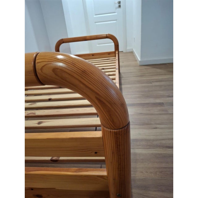 Scandinavian Single Pine Bed For Sale - Image 12 of 16