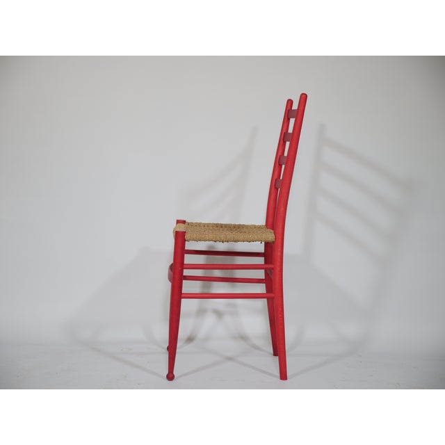 Black Mid-Century Wicker Chairs & Table, 1970s, Set of 5 For Sale - Image 8 of 18