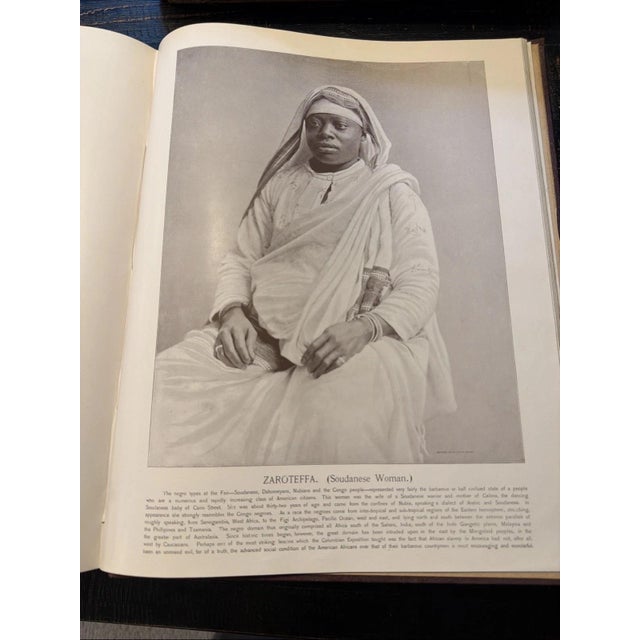 Paper Portrait Photos - Middle Eastern & African People Columbian Exposition Book 1894 For Sale - Image 7 of 8