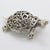 Vintage Italian Handmade Genuine Silver Perforated Turtle Figurine Miniature For Sale - Image 6 of 12