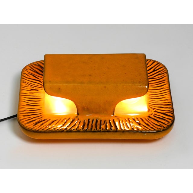 Orange and Green Glazed Ceramic Wall Lights from Kaiser Leuchten, 1960s, Set of 2 For Sale - Image 13 of 18