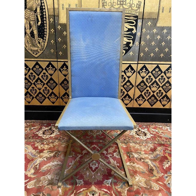 Dining Chairs in Stainless Steel, 1970s, Set of 6 For Sale - Image 4 of 11