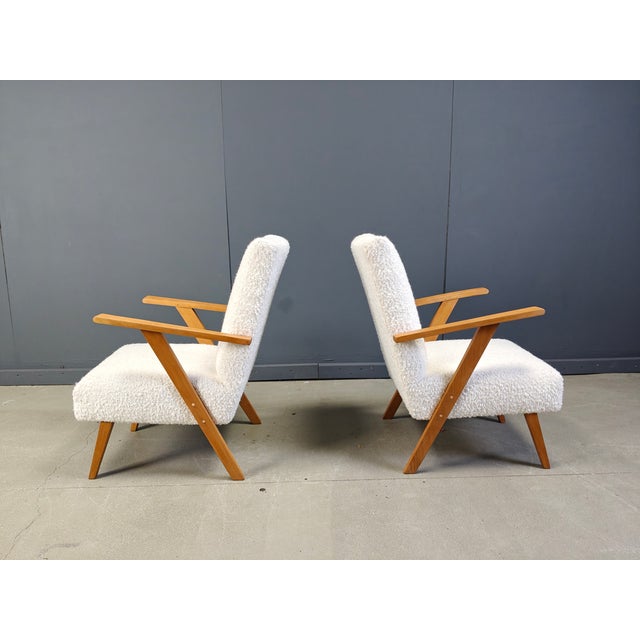 Mid-Century Dutch Armchairs, 1960s, Set of 2 For Sale - Image 4 of 7