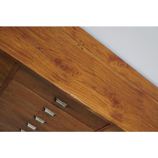 Dutch Oak Apothecary Cabinet, 1950s For Sale - Image 9 of 18