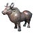 Vintage Bronze Rhinoceros Figure With Archaic Scrollwork – Xiniu Statue For Sale