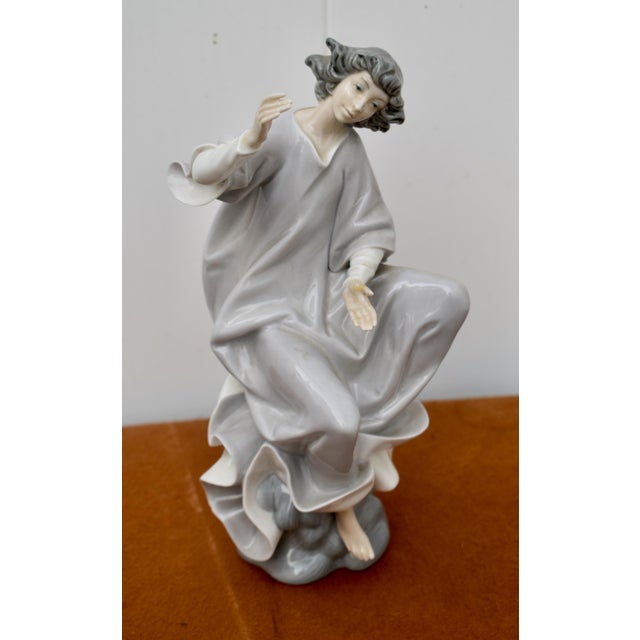 Lladro Porcelain Angel Figurine Retired 1976 Vintage Spain For Sale In Philadelphia - Image 6 of 13