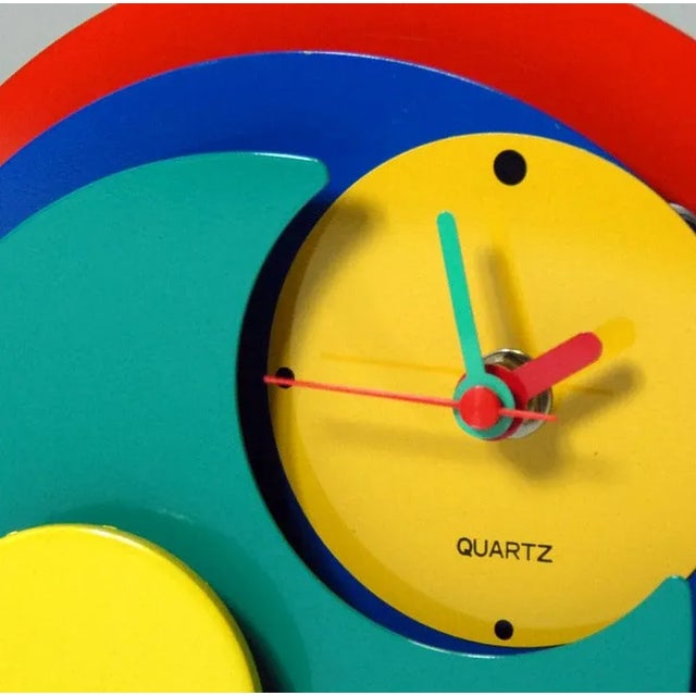 Vintage Table Clock, 1980s For Sale - Image 4 of 9