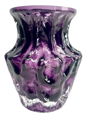 Vase in Purple from Ingrid Glas, 1970s