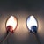 Pink & Blue Wall Lamps, 1950s, Set of 2 For Sale - Image 9 of 18