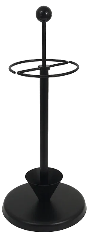Modern Italian Black Umbrella Stand by Castiglioni, 1980s