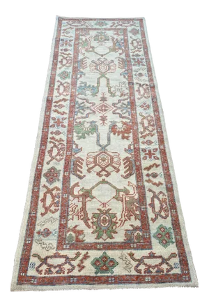 Bellwether Rugs Vintage Oushak Runner - 3'2" X 8'4"