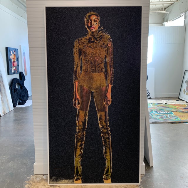 2021 "Moon Drop" Figurative Fashion Color Photograph, Framed For Sale - Image 9 of 9