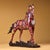 This elegant sculpture depicts a horse in a dignified, standing pose, a traditional symbol of success, perseverance, and...