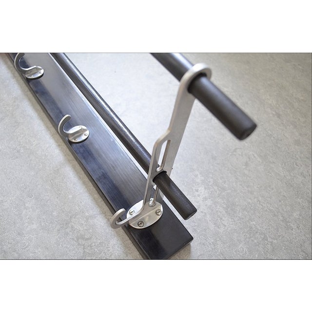 Art Deco Bauhaus Wall-mounted Coat Rack, 1920s For Sale - Image 4 of 5
