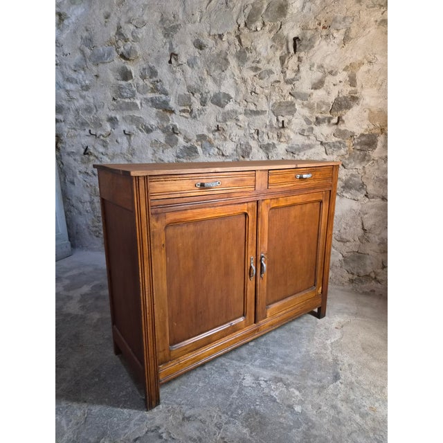 Rustic French Country Sideboard in Wood, 1950 For Sale - Image 11 of 18