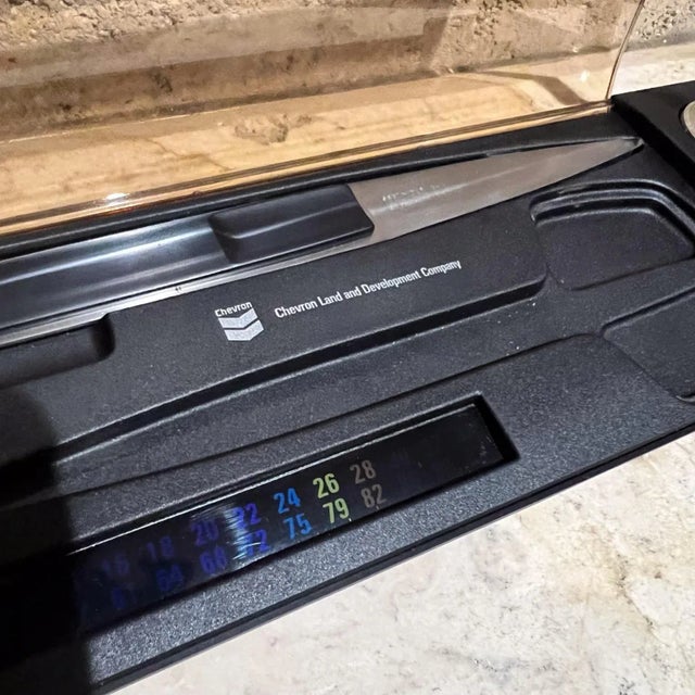 1980s 1980s Chevron Desk Accessory Set Aachen Germany Design For Sale - Image 5 of 12