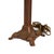 Arts & Crafts Bradley & Hubbard Style 8-Panel Slag Glass Table Lamp C1920 For Sale - Image 9 of 10