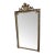 Monumental Carved French Napoleon III Painted Gilded Wood Mirror For Sale