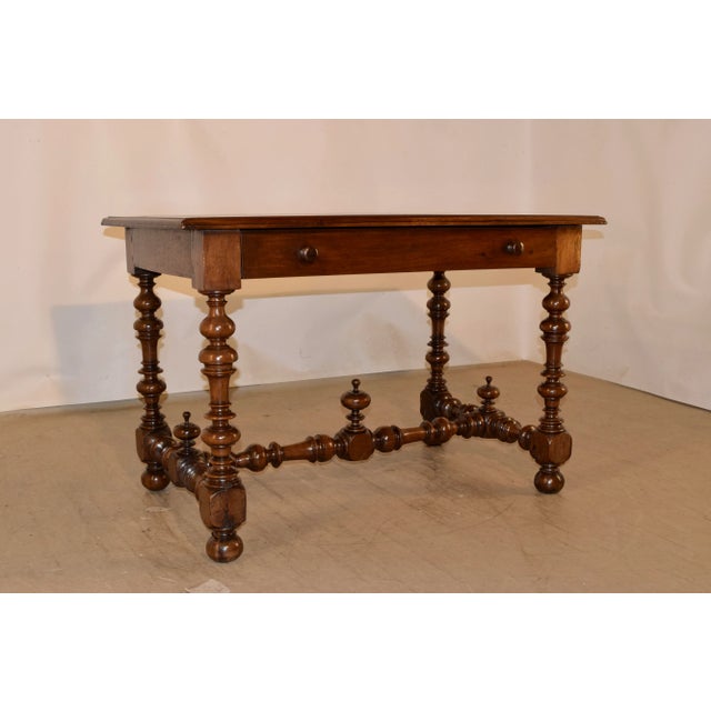 18th Century French Walnut Writing Table For Sale - Image 10 of 10