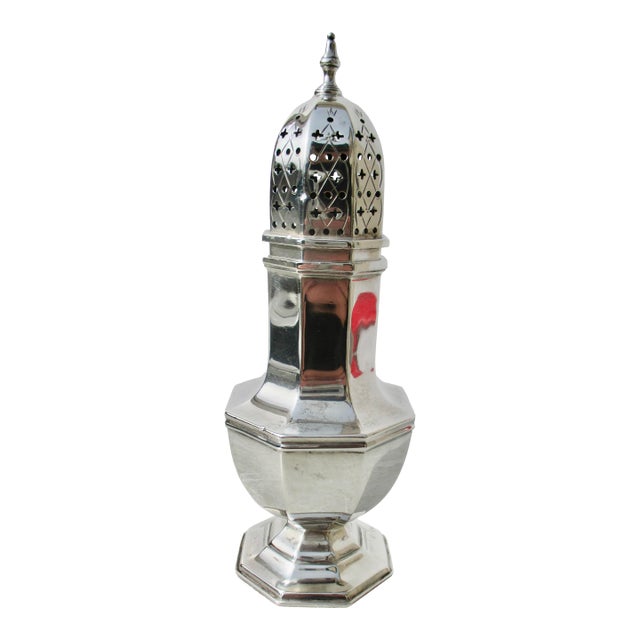 Muffineer Sterling Silver by Edward Viner 5 Ounces For Sale