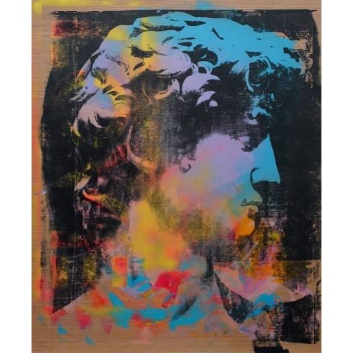 Figurative David Painting by Dane Shue For Sale - Image 3 of 3