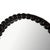 Transitional Baria Black Wooden Mirror For Sale - Image 3 of 7