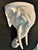 Ceramic Mid-Century White Glaze Elephant Head Wall Brackets- A Pair For Sale - Image 7 of 11