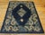 1900s Blue Navy Dragon Antique Chinese Peking Carpet 4'8" X 5'10" Knotted Wool Rug For Sale - Image 12 of 15