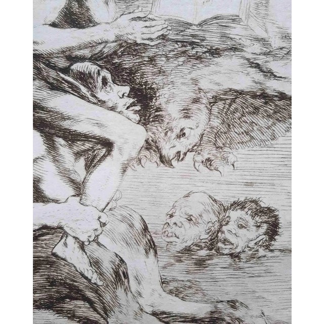 Devota profesion from Los Caprichos is an original artwork realized by the artist Francisco Goya and published for the...