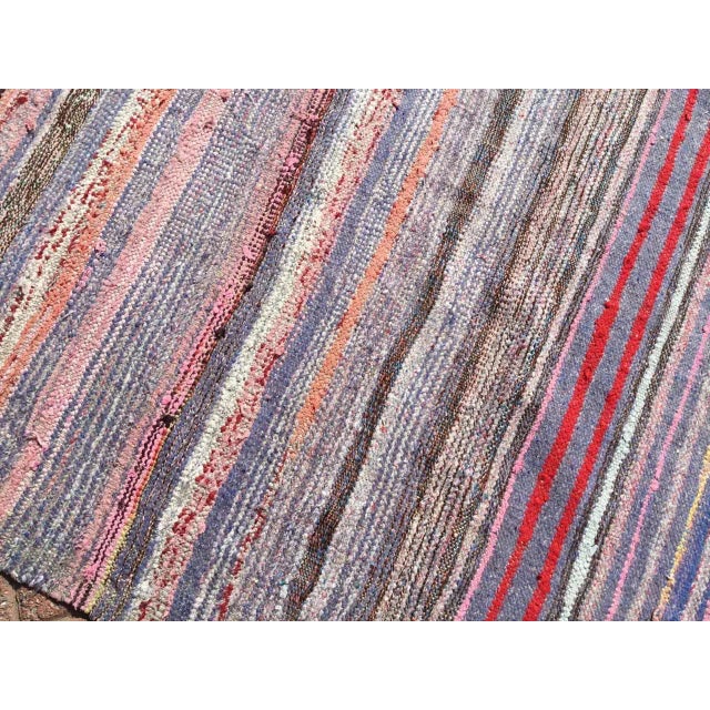 Modern Striped Kilim Rug - 54" X 82" For Sale - Image 4 of 11