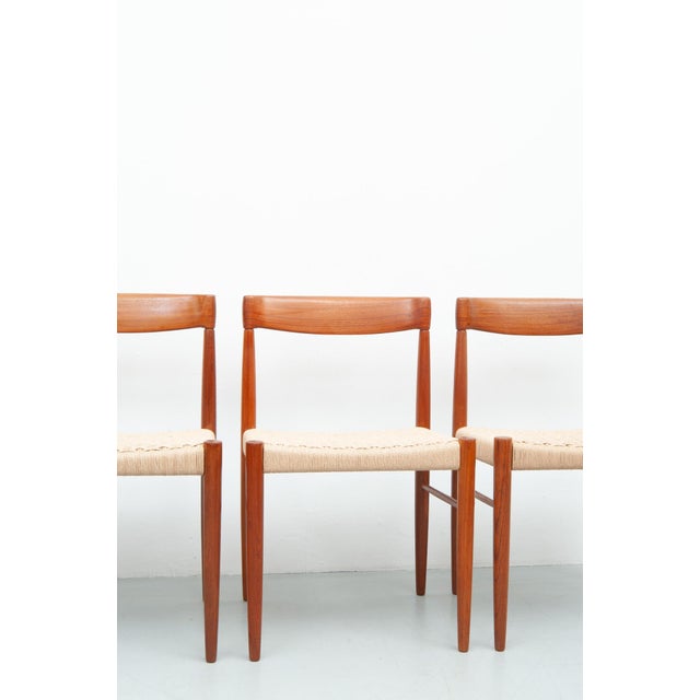 Wood Vintage Teak Dining Chairs by Henry Walter Klein for Bramin, 1960s, Set of 4 For Sale - Image 7 of 12