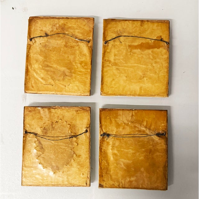 Set 4 Miniature Portraits Framed in Bone /Faux-Tortoise Frames For Sale In New York - Image 6 of 9