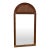1970's Waterfall Rattan Arch Mirror Manner of Gabriela Crespi For Sale