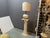 Italian Ceramic Pillar Pedestal with Table Lamp, 1980s For Sale - Image 15 of 18