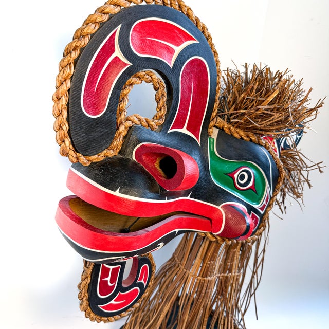 Stan Hunt III Kwakwaka’wakw “Crooked Beak of Heaven” Sculpture, 2000 For Sale - Image 12 of 12