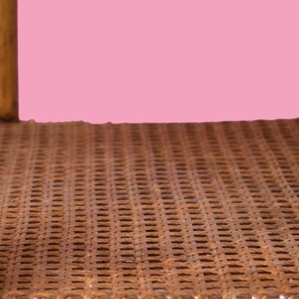 Work in natural style with this vintage rattan and cane desk. The woven construction and organic texture offer coastal...