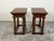 Pair of Italian 19th Century Carved Walnut Console Tables with Doric Columns For Sale - Image 9 of 12