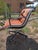 very rare in a set of 6 original 1979 Pollock for knoll executive office chairs in burnt orange color a few chairs have a...