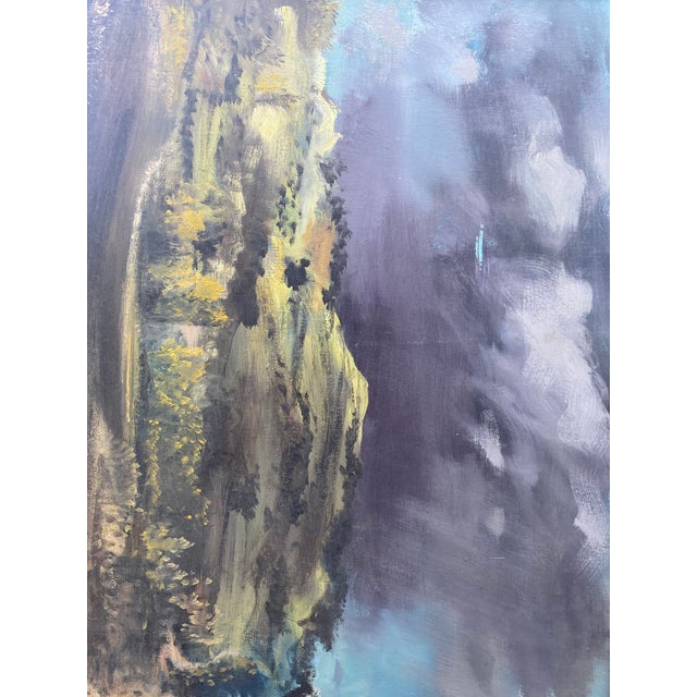 Jean Burkhalter, Storm Over Vaucluse, 20th Century, Oil Painting For Sale - Image 7 of 7