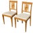 19th Century Pair of Antique Austrian Biedermeier Style Side Chairs For Sale - Image 5 of 5
