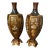 Exceptional Pair of Antique Japanese Meiji Period Shibayama Vases – Silver & Gold Lacquer, C. 1890 For Sale