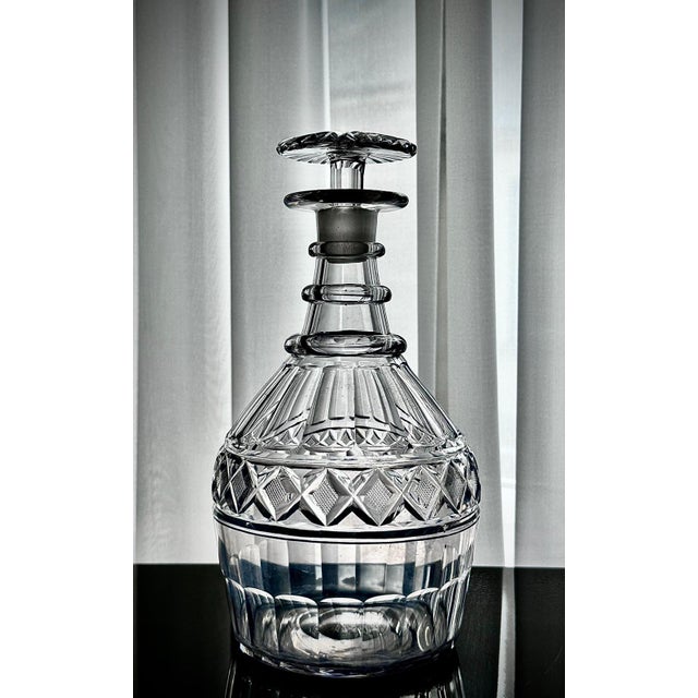 Antique Georgian Cut Glass Decanter, 1810s For Sale - Image 17 of 18
