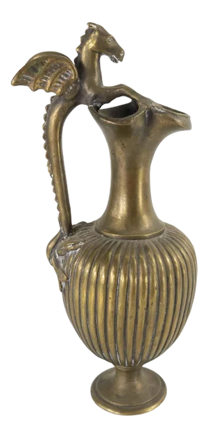 Neoclassical Grand Tour Bronze Ewer