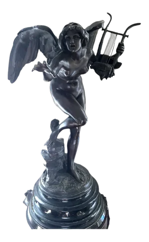 Rudolf (rudolph) Hölbe [1848-1926] German Bronze : Siren, 1885.