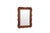 Oak Mirror with Scalloped Edge, 1970s For Sale - Image 3 of 4