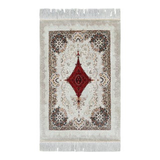 Rug & Kilim’s Modern Classics Rug With Red Medallion For Sale