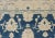 Mid 20th Century Vintage Turkish Oushak Rug With All-Over Design in Royal Blue and Ivory For Sale - Image 10 of 12