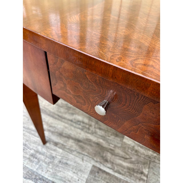 Late 20th Century Inlaid Writing Desk by Hickory & White Furniture. For Sale - Image 9 of 17