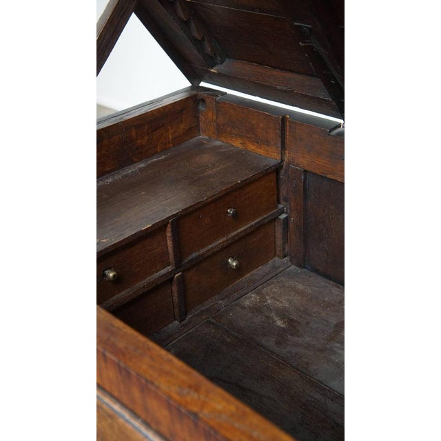 Antique English Mule Chest, 1700s For Sale - Image 12 of 15